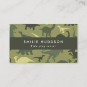 緑恐竜、キッズセ遊ン、アクティビティセンター 名刺 (正面)