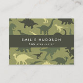 緑恐竜、キッズセ遊ン、アクティビティセンター 名刺 (正面)