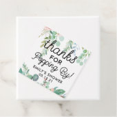 緑感謝していのシャワーメッセージカードで飛び出すために フェイバータグ (インサイチュ)