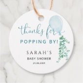 緑感謝していのユーカリ風船で飛び出すために フェイバータグ (正面)