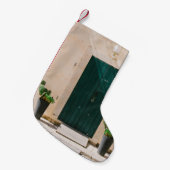 緑扉付近のサボテン植物 スモールクリスマスストッキング (正面 (吊り時))
