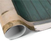 緑扉付近のサボテン植物 ラッピングペーパー (ロールコーナー)