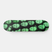 緑数々ののモナ – 70年代スタイル スケートボード (横)