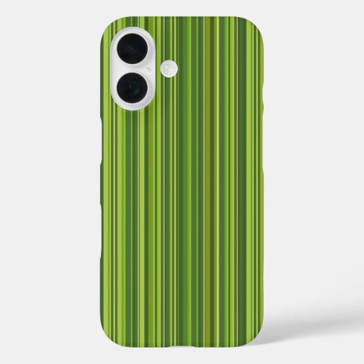 緑数々の色の多ストライプくの色 Case-Mate iPhoneケース (裏面)