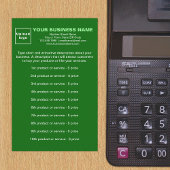 緑文具の事業用商品又はサービス 便箋