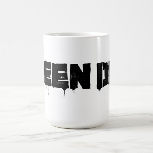 緑日のロゴのマグ コーヒーマグカップ (中央)