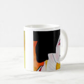 緑日本ののオリジナル芸妓 コーヒーマグカップ (正面右)