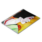 緑日本ののオリジナル芸妓 ノートブック (左側)