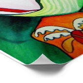 緑日本ののオリジナル芸妓 ポスター (角)