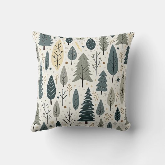 緑木枕 クッション (裏面)