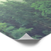 緑松の森25テーブル結婚の座席表 ポスター (角)