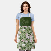 緑植物園 エプロン (着用した状態)