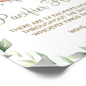 緑樹林動物シャワーおしゃぶり狩りゲーム ポスター (角)