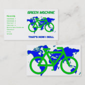 緑機械 名刺 (正面/裏面)