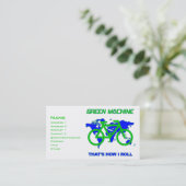 緑機械 名刺 (スタンド正面)