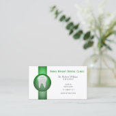 緑歯科名刺とアポイントメントカード 予約カード (スタンド正面)