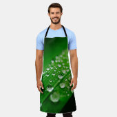緑水の葉露自然 エプロン (着用した状態)