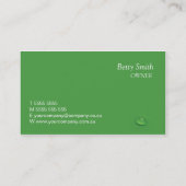 緑水滴名刺 名刺 (裏面)