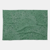 緑水滴 キッチンタオル (横)