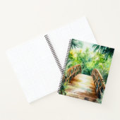 緑水色ジャングル橋 ノートブック (内部)