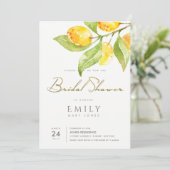 緑水色紅葉オリーブブライダルシャワー 招待状 (スタンド正面)