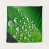 緑水葉露自然草 タペストリー (正面(横))