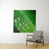 緑水葉露自然草 タペストリー (インサイチュ(横))