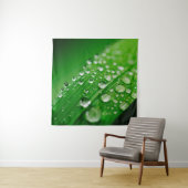 緑水葉露自然草 タペストリー (インサイチュ)