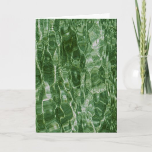 緑水 カード (正面)