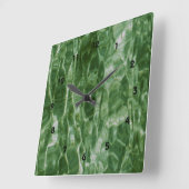 緑水 スクエア壁時計 (傾斜)