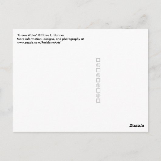 緑水 ポストカード (裏面)
