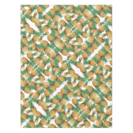 緑淡い色ののパイナップル テーブルクロス