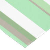 緑淡い色のストライプ色 テーブルクロス (アングル)