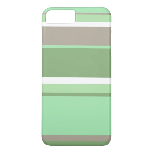 緑淡い色のストライプ色 Case-Mate iPhoneケース (裏面)