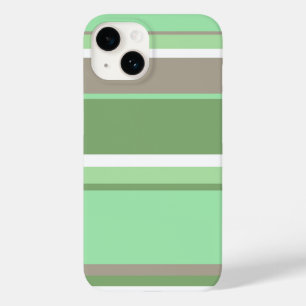 緑淡い色のストライプ色 Case-Mate iPhone 14ケース