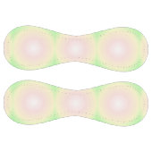 緑淡い色のバラ白3D光学勾配パターン ソフトボール (パネル)