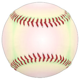 緑淡い色のバラ白3D光学勾配パターン ソフトボール