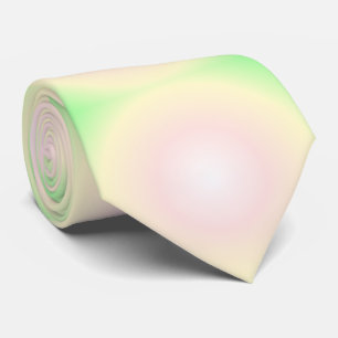 緑淡い色のバラ白3D光学勾配パターン ネクタイ