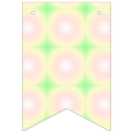緑淡い色のバラ白3D光学勾配パターン バンティングフラッグ