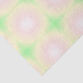 緑淡い色のバラ白3D光学勾配パターン 薄葉紙 (詳細)