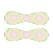 緑淡い色のバラ白3D光学勾配パターン 野球ボール (パネル)