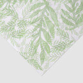 緑淡い色の模様 薄葉紙 (詳細)