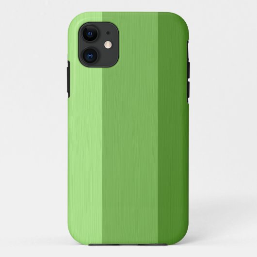 緑淡い色の色ストライプ2 Case-Mate iPhoneケース (裏面)