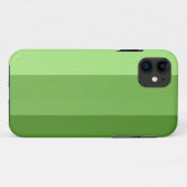 緑淡い色の色ストライプ2 Case-Mate iPhoneケース (裏面(横))