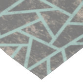 緑淡い色の色モザイク模様 テーブルクロス (アングル)