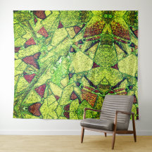 緑淡い色の色絵を描黄色火山石デザイン