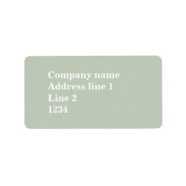 緑淡い色の色 ラベル