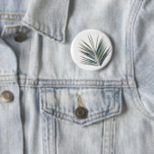 緑淡い色の葉 缶バッジ (インサイチュ)