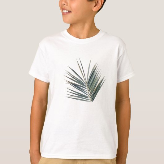 緑淡い色の葉 Tシャツ (正面)