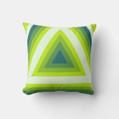 緑渦 クッション (正面)